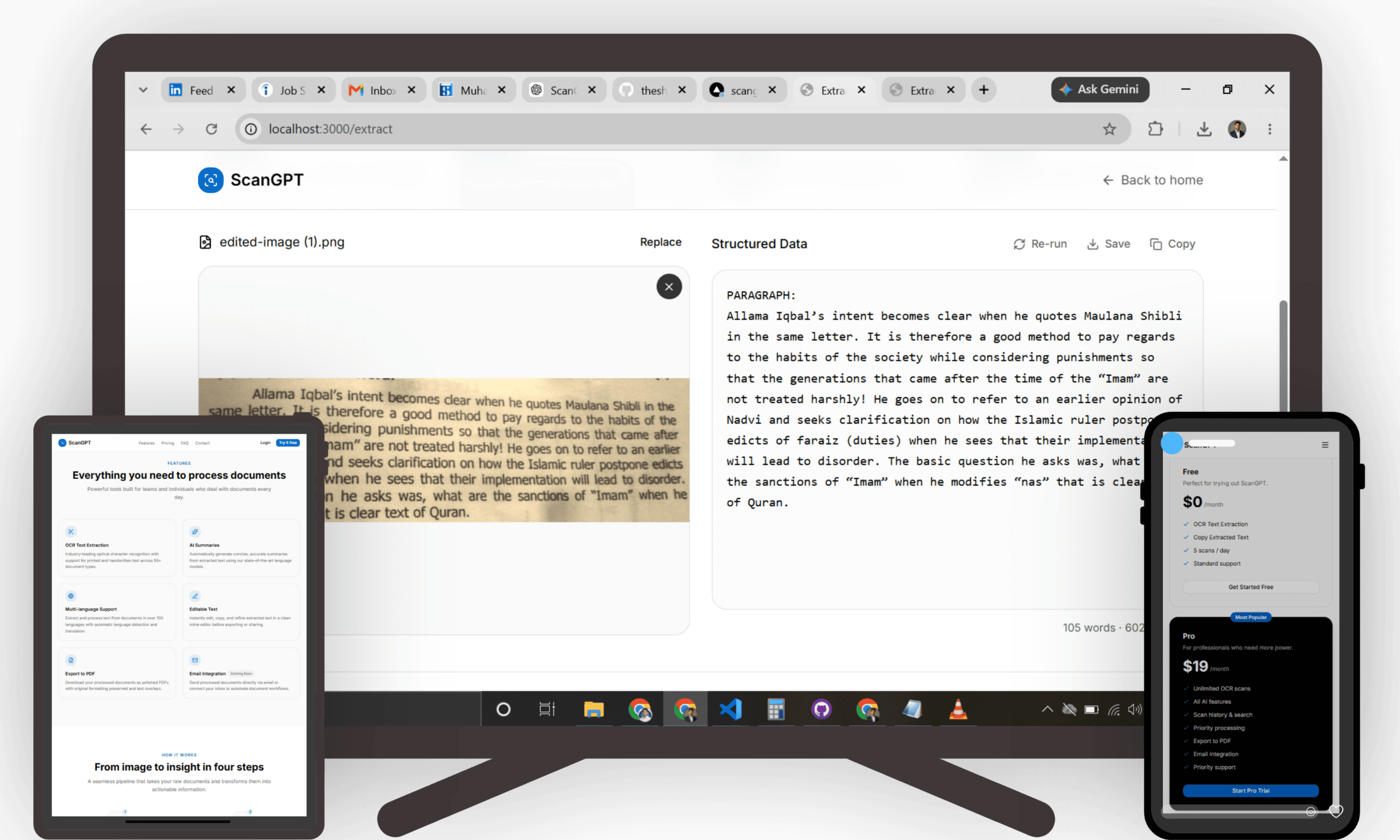 ScanGPT – AI-Powered OCR & Document Intelligence