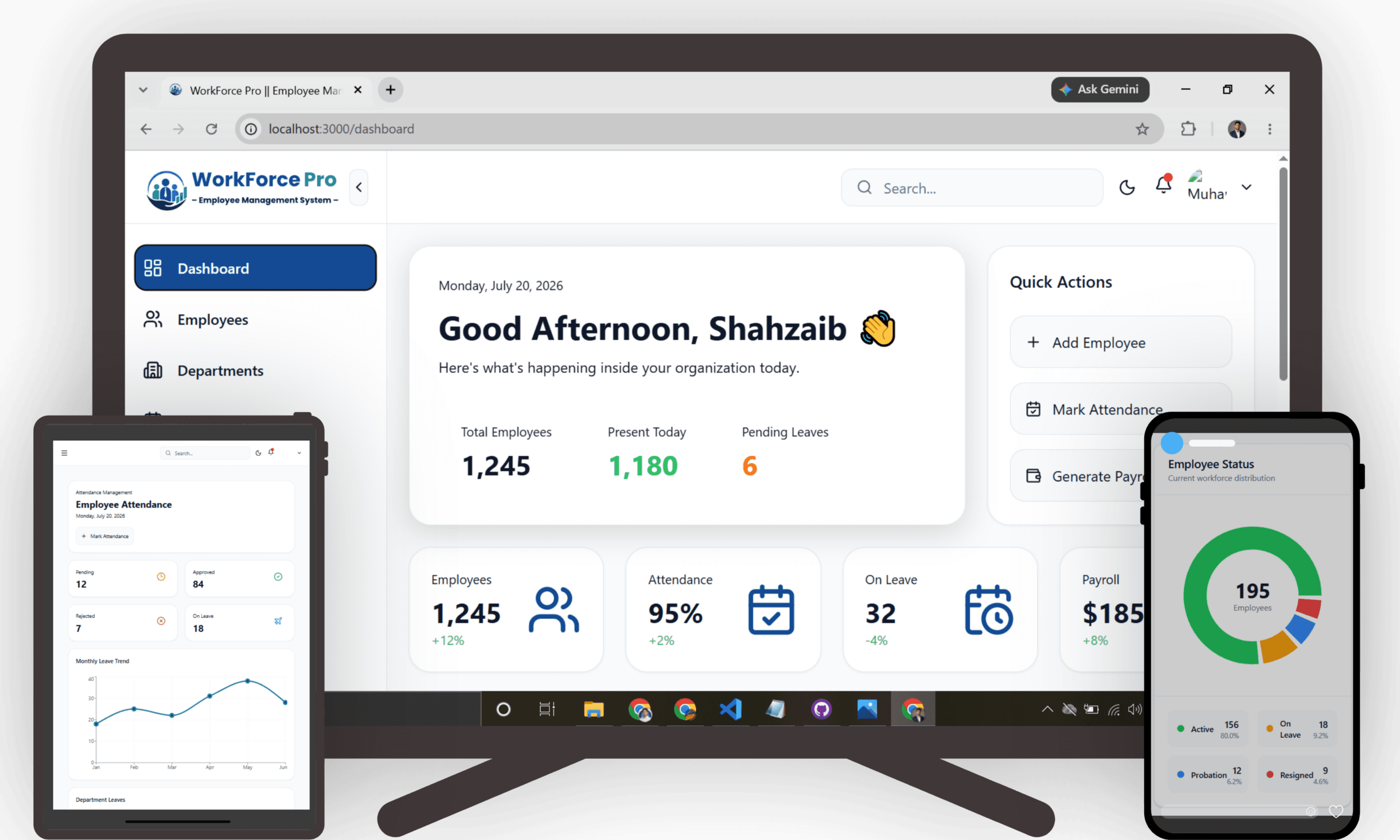WorkForce Pro - HR Management System